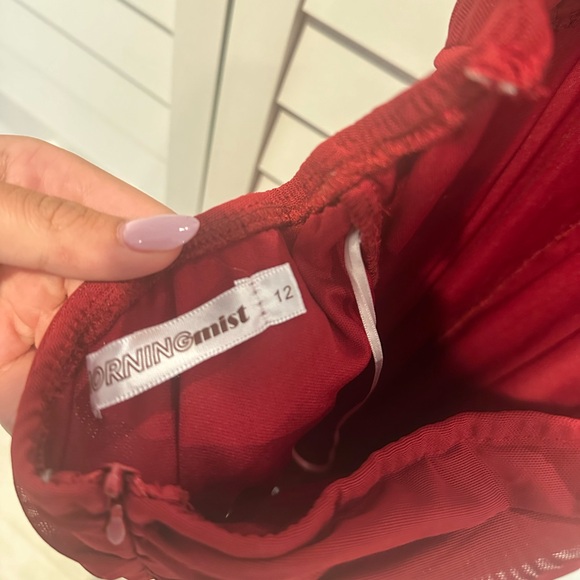 Hello Molly maroon mini dress - Picture 3 of 5